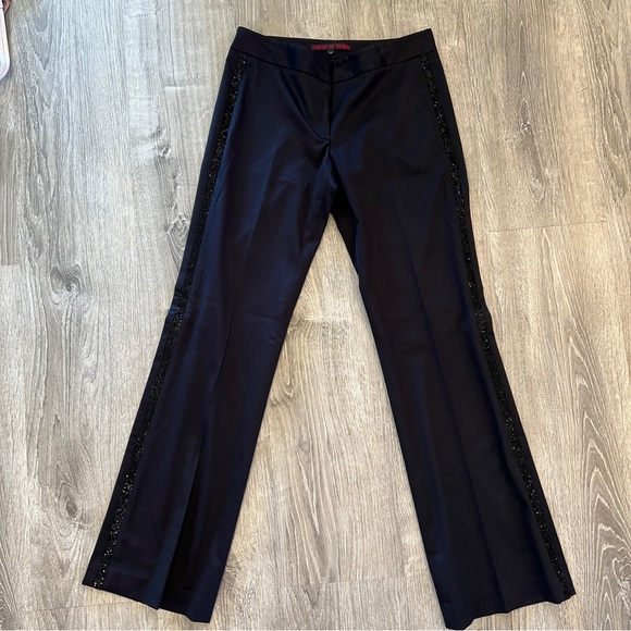 How & Wen beaded black pants size 8 - Picture 6 of 6